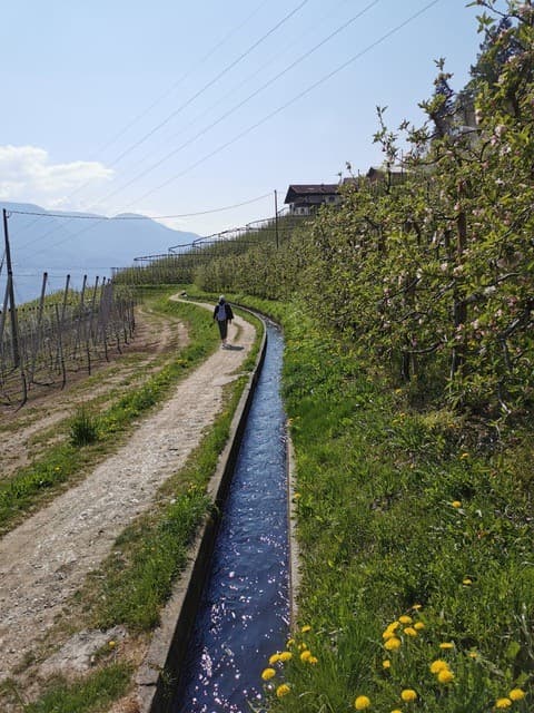 Lungo la Roggia di Marlengo
