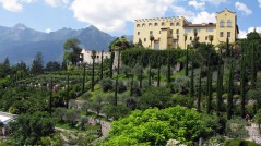 The famous gardens of Castle Trautmannsdorff in Merano